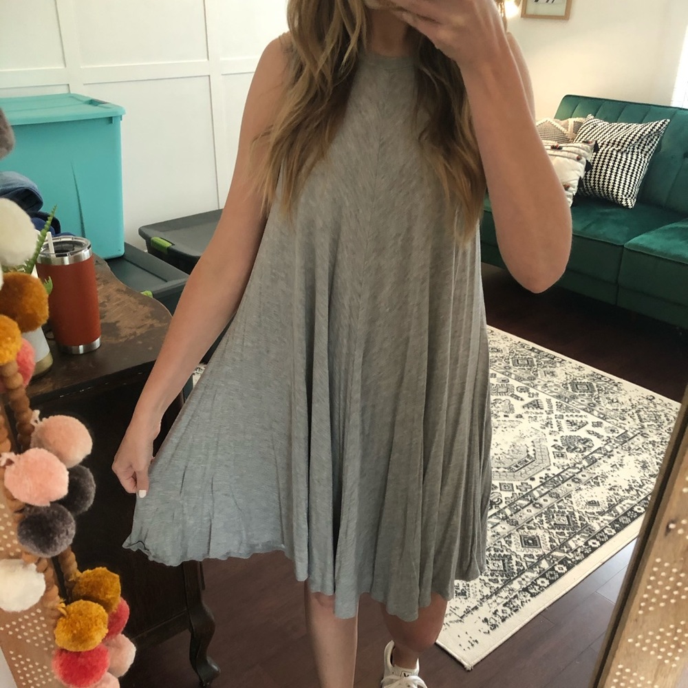 UO gray swing dress